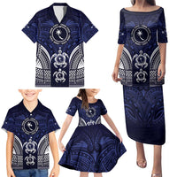FSM Chuuk States Family Matching Puletasi and Hawaiian Shirt Micronesia Six 9 One Polynesian Tribal Pattern LT9 - Polynesian Pride