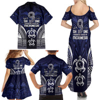 FSM Chuuk States Family Matching Summer Maxi Dress and Hawaiian Shirt Micronesia Six 9 One Polynesian Tribal Pattern LT9 - Polynesian Pride