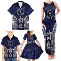 FSM Chuuk States Family Matching Tank Maxi Dress and Hawaiian Shirt Micronesia Six 9 One Polynesian Tribal Pattern LT9 - Polynesian Pride