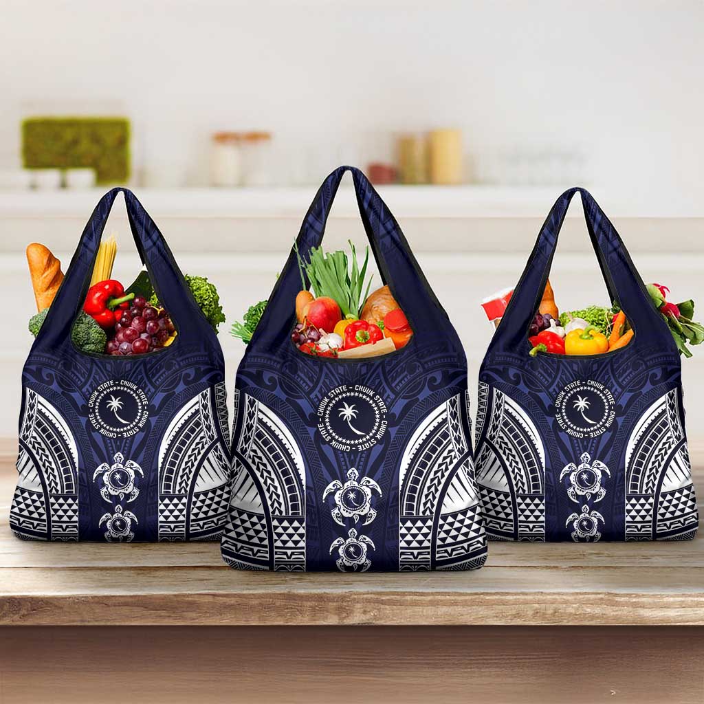 FSM Chuuk States Grocery Bag Micronesia Six 9 One Polynesian Tribal Pattern
