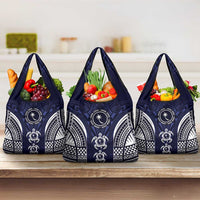 FSM Chuuk States Grocery Bag Micronesia Six 9 One Polynesian Tribal Pattern