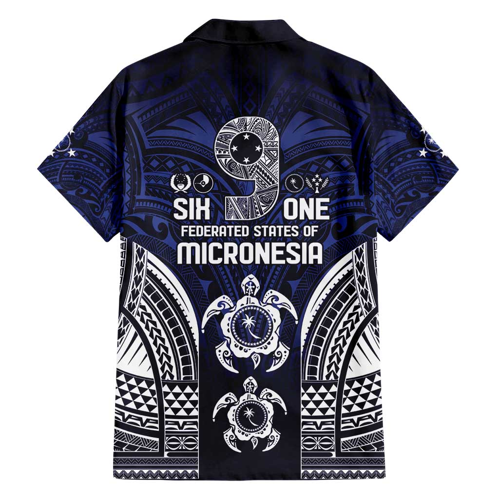 FSM Chuuk States Hawaiian Shirt Micronesia Six 9 One Polynesian Tribal Pattern
