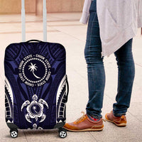 FSM Chuuk States Luggage Cover Micronesia Six 9 One Polynesian Tribal Pattern