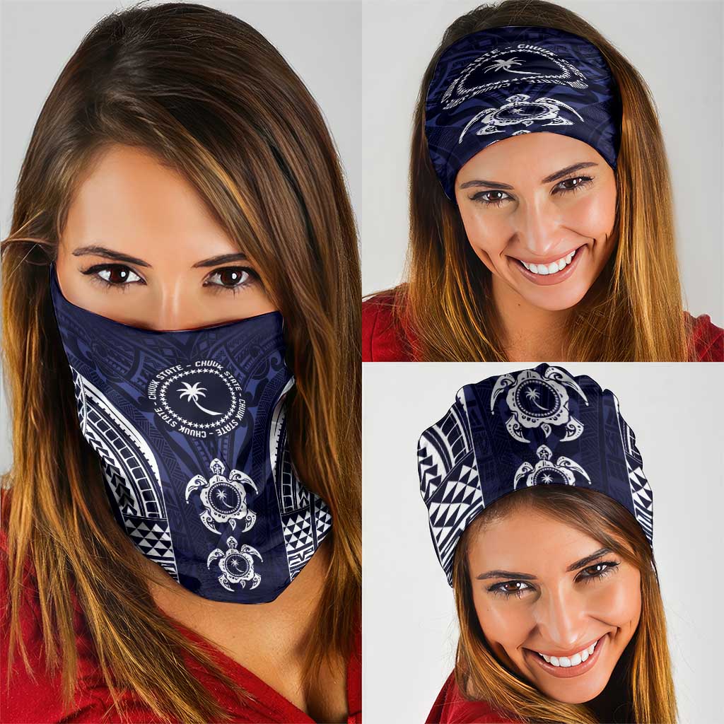 FSM Chuuk States Neck Gaiter Micronesia Six 9 One Polynesian Tribal Pattern - Polynesian Pride