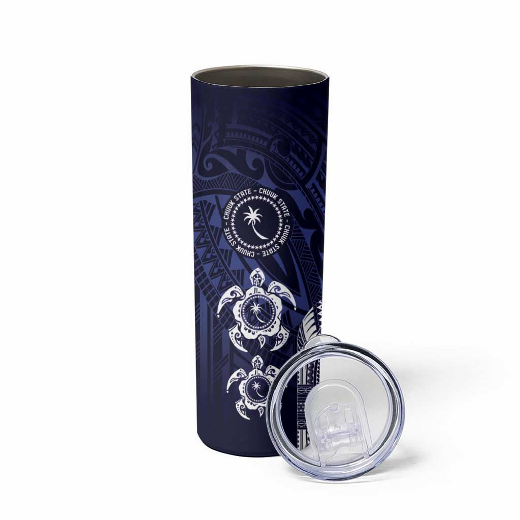 FSM Chuuk States Skinny Tumbler Micronesia Six 9 One Polynesian Tribal Pattern