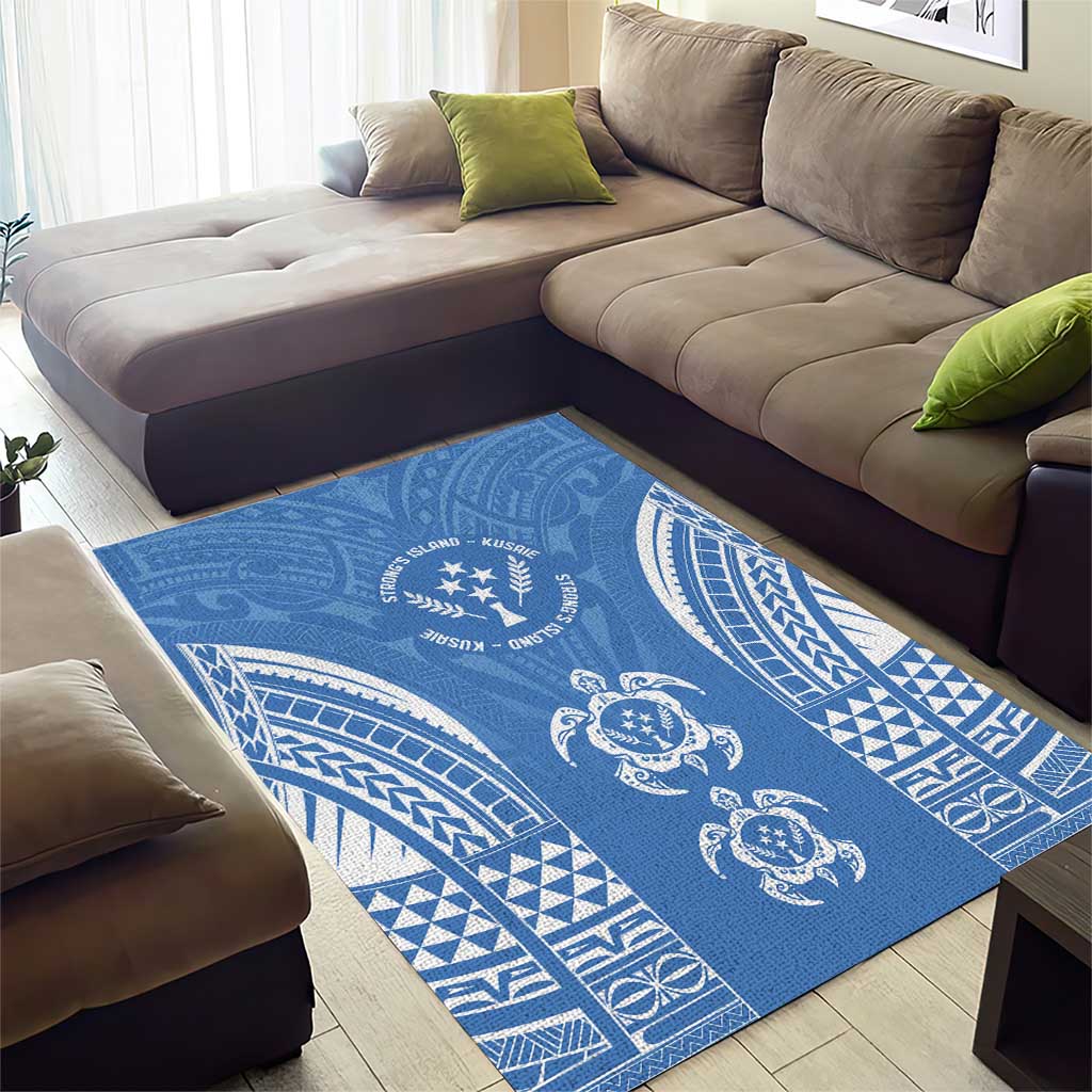 FSM Kosrae States Area Rug Micronesia Six 9 One Polynesian Tribal Pattern