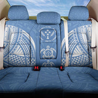 FSM Kosrae States Back Car Seat Cover Micronesia Six 9 One Polynesian Tribal Pattern LT9 One Size Blue - Polynesian Pride