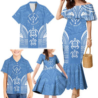 FSM Kosrae States Family Matching Mermaid Dress and Hawaiian Shirt Micronesia Six 9 One Polynesian Tribal Pattern LT9 - Polynesian Pride