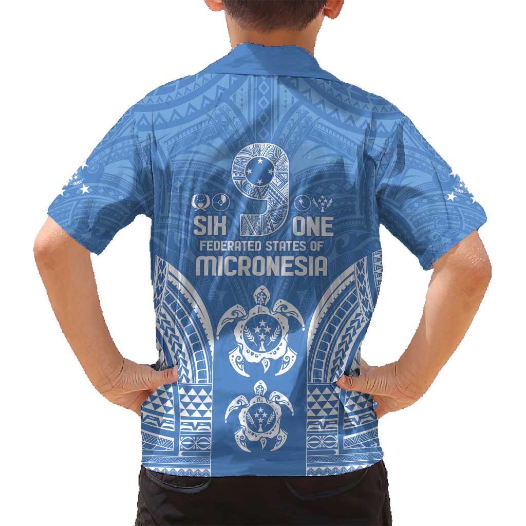 FSM Kosrae States Family Matching Tank Maxi Dress and Hawaiian Shirt Micronesia Six 9 One Polynesian Tribal Pattern LT9 - Polynesian Pride