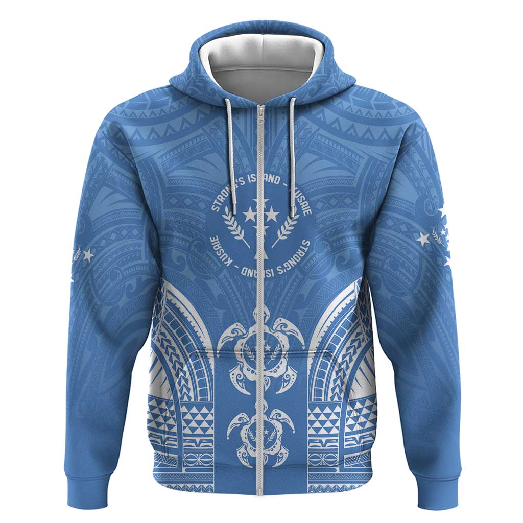 FSM Kosrae States Hoodie Micronesia Six 9 One Polynesian Tribal Pattern