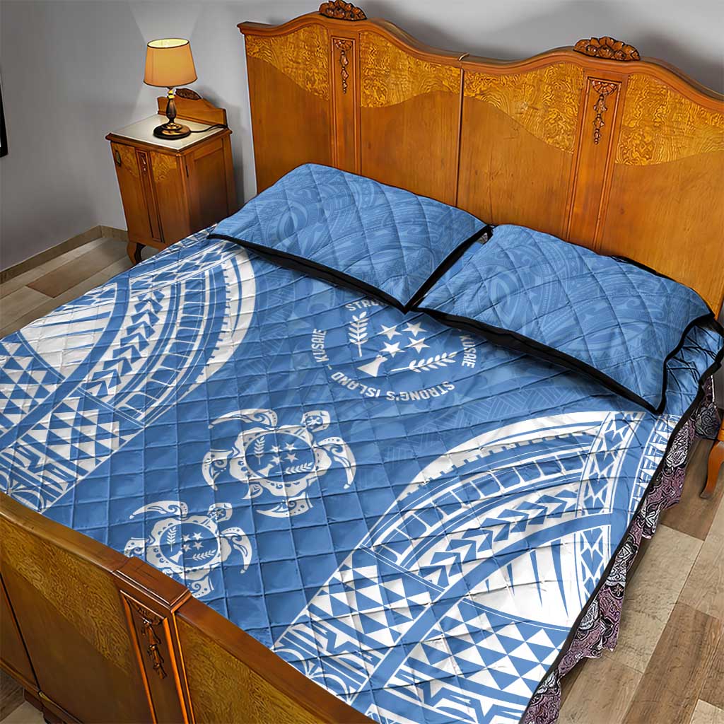 FSM Kosrae States Quilt Bed Set Micronesia Six 9 One Polynesian Tribal Pattern