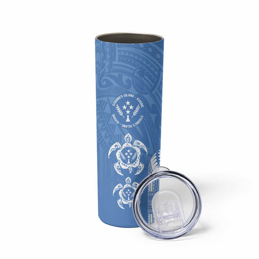 FSM Kosrae States Skinny Tumbler Micronesia Six 9 One Polynesian Tribal Pattern
