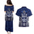 FSM Pohnpei States Couples Matching Puletasi and Hawaiian Shirt Micronesia Six 9 One Polynesian Tribal Pattern