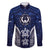 FSM Pohnpei States Family Matching Long Sleeve Bodycon Dress and Hawaiian Shirt Micronesia Six 9 One Polynesian Tribal Pattern