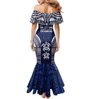 FSM Pohnpei States Family Matching Mermaid Dress and Hawaiian Shirt Micronesia Six 9 One Polynesian Tribal Pattern LT9 - Polynesian Pride