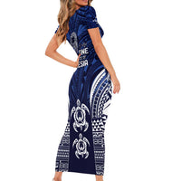 FSM Pohnpei States Family Matching Short Sleeve Bodycon Dress and Hawaiian Shirt Micronesia Six 9 One Polynesian Tribal Pattern LT9 - Polynesian Pride