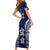 FSM Pohnpei States Family Matching Short Sleeve Bodycon Dress and Hawaiian Shirt Micronesia Six 9 One Polynesian Tribal Pattern