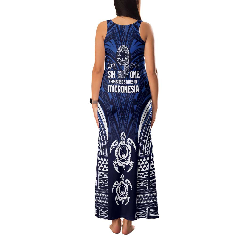 FSM Pohnpei States Family Matching Tank Maxi Dress and Hawaiian Shirt Micronesia Six 9 One Polynesian Tribal Pattern LT9 - Polynesian Pride