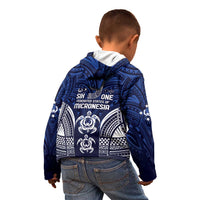 FSM Pohnpei States Kid Hoodie Micronesia Six 9 One Polynesian Tribal Pattern LT9 - Polynesian Pride