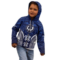 FSM Pohnpei States Kid Hoodie Micronesia Six 9 One Polynesian Tribal Pattern LT9 - Polynesian Pride
