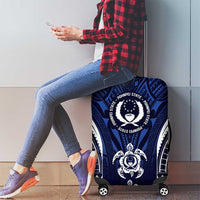 FSM Pohnpei States Luggage Cover Micronesia Six 9 One Polynesian Tribal Pattern
