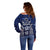 FSM Pohnpei States Off Shoulder Sweater Micronesia Six 9 One Polynesian Tribal Pattern