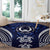FSM Pohnpei States Round Carpet Micronesia Six 9 One Polynesian Tribal Pattern
