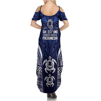 FSM Pohnpei States Summer Maxi Dress Micronesia Six 9 One Polynesian Tribal Pattern LT9 - Polynesian Pride