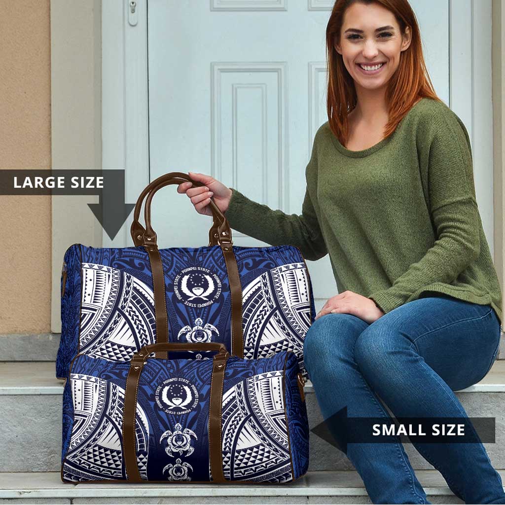FSM Pohnpei States Travel Bag Micronesia Six 9 One Polynesian Tribal Pattern - Polynesian Pride