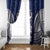 FSM Pohnpei States Window Curtain Micronesia Six 9 One Polynesian Tribal Pattern