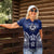 FSM Pohnpei States Women Polo Shirt Micronesia Six 9 One Polynesian Tribal Pattern