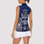 FSM Pohnpei States Women Sleeveless Polo Shirt Micronesia Six 9 One Polynesian Tribal Pattern