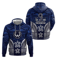 FSM Pohnpei States Zip Hoodie Micronesia Six 9 One Polynesian Tribal Pattern