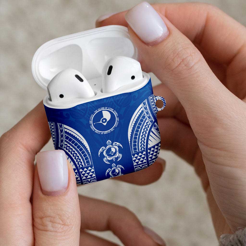 FSM Yap States AirPods Case Micronesia Six 9 One Polynesian Tribal Pattern - Polynesian Pride