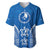 FSM Yap States Baseball Jersey Micronesia Six 9 One Polynesian Tribal Pattern