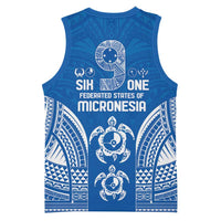 FSM Yap States Basketball Jersey Micronesia Six 9 One Polynesian Tribal Pattern LT9 - Polynesian Pride