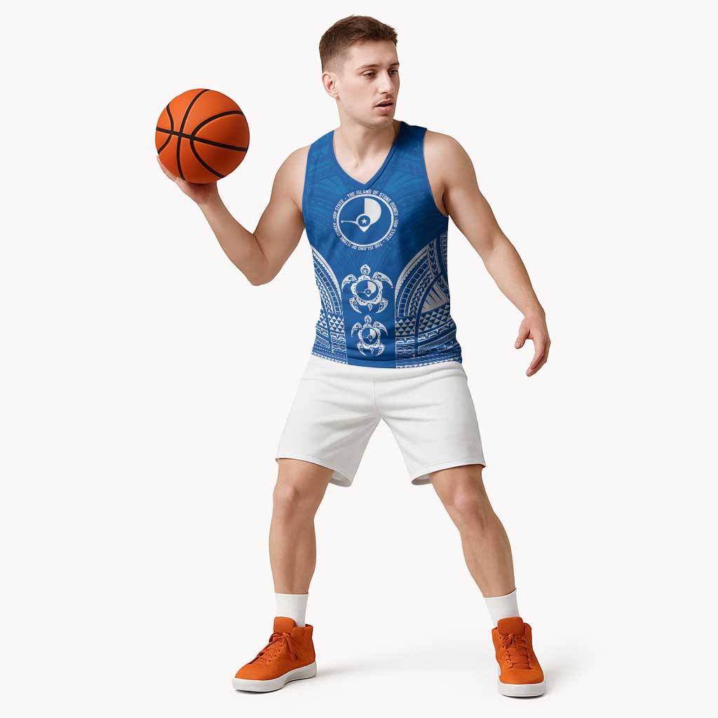 FSM Yap States Basketball Jersey Micronesia Six 9 One Polynesian Tribal Pattern LT9 - Polynesian Pride