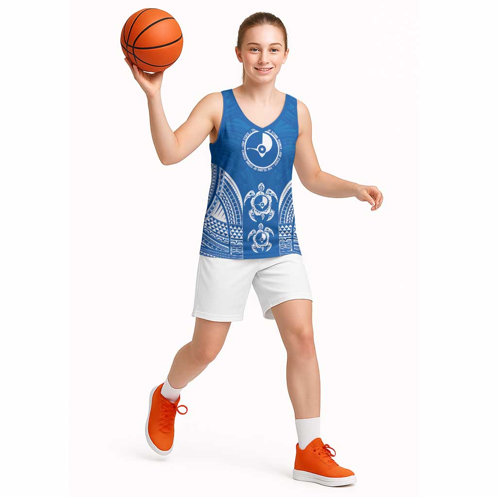 FSM Yap States Basketball Jersey Micronesia Six 9 One Polynesian Tribal Pattern LT9 - Polynesian Pride