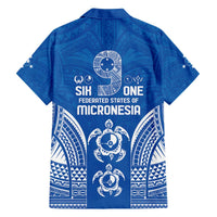 FSM Yap States Family Matching Off The Shoulder Long Sleeve Dress and Hawaiian Shirt Micronesia Six 9 One Polynesian Tribal Pattern LT9 - Polynesian Pride