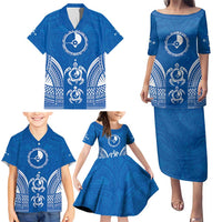 FSM Yap States Family Matching Puletasi and Hawaiian Shirt Micronesia Six 9 One Polynesian Tribal Pattern LT9 - Polynesian Pride