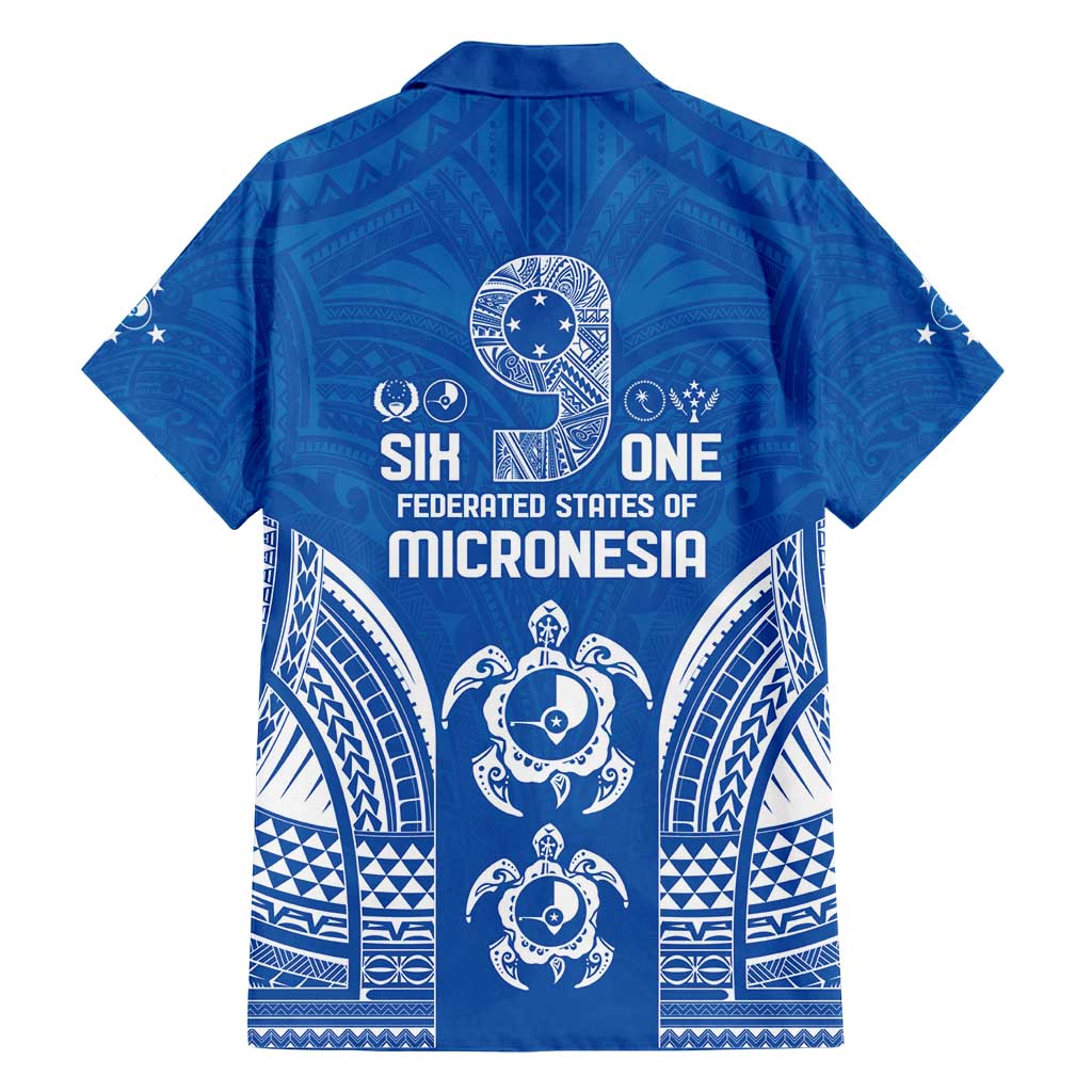 FSM Yap States Family Matching Puletasi and Hawaiian Shirt Micronesia Six 9 One Polynesian Tribal Pattern LT9 - Polynesian Pride