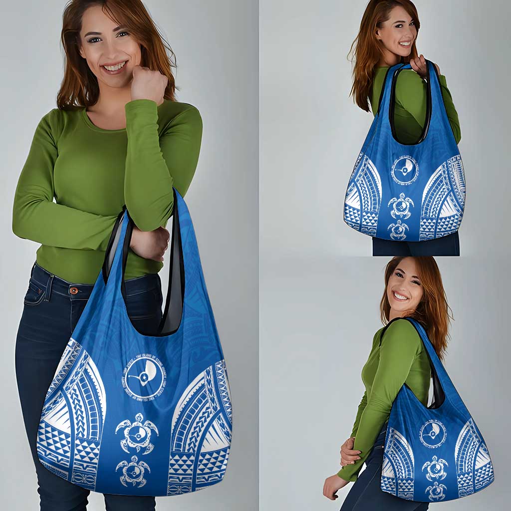 FSM Yap States Grocery Bag Micronesia Six 9 One Polynesian Tribal Pattern