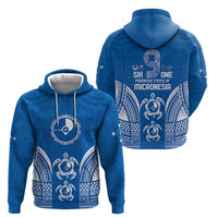 FSM Yap States Hoodie Micronesia Six 9 One Polynesian Tribal Pattern