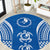 FSM Yap States Round Carpet Micronesia Six 9 One Polynesian Tribal Pattern