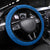 FSM Yap States Steering Wheel Cover Micronesia Six 9 One Polynesian Tribal Pattern