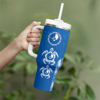 FSM Yap States Tumbler With Handle Micronesia Six 9 One Polynesian Tribal Pattern