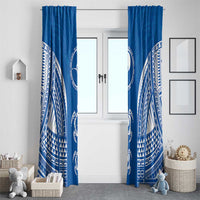 FSM Yap States Window Curtain Micronesia Six 9 One Polynesian Tribal Pattern