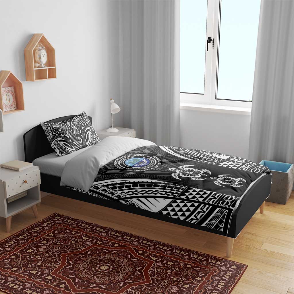 FSM Micronesia Six 9 One Bedding Set Polynesian Tribal Pattern