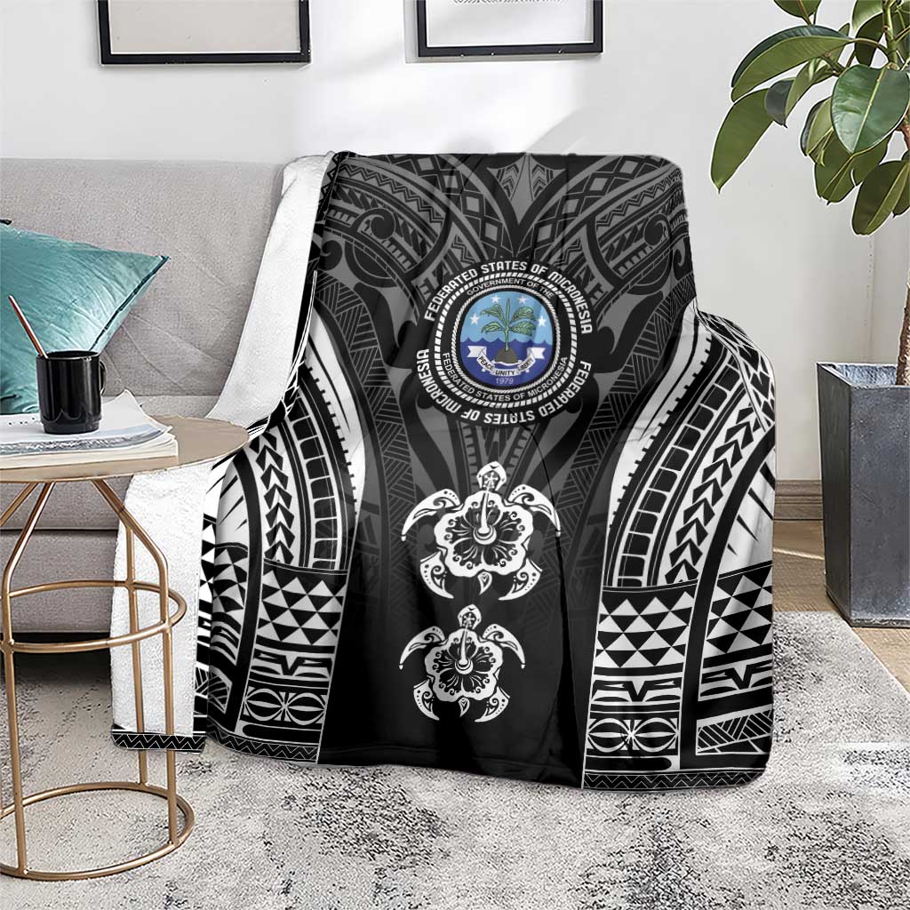 FSM Micronesia Six 9 One Blanket Polynesian Tribal Pattern