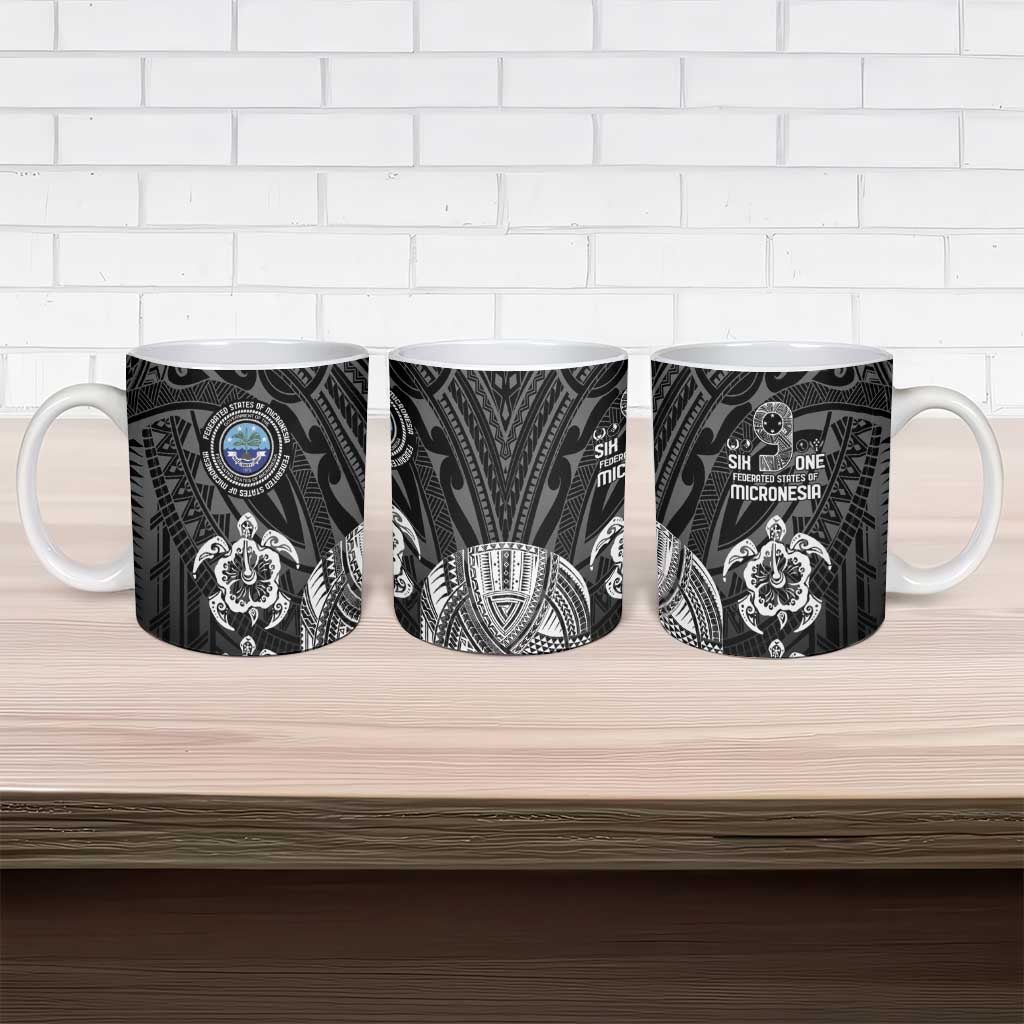 FSM Micronesia Six 9 One Ceramic Mug Polynesian Tribal Pattern - Polynesian Pride